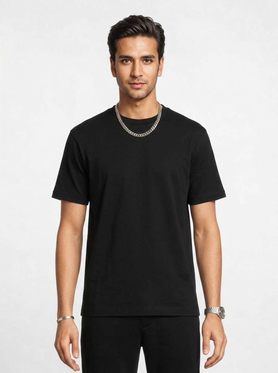 Urban Flow – Black Oversized Tee