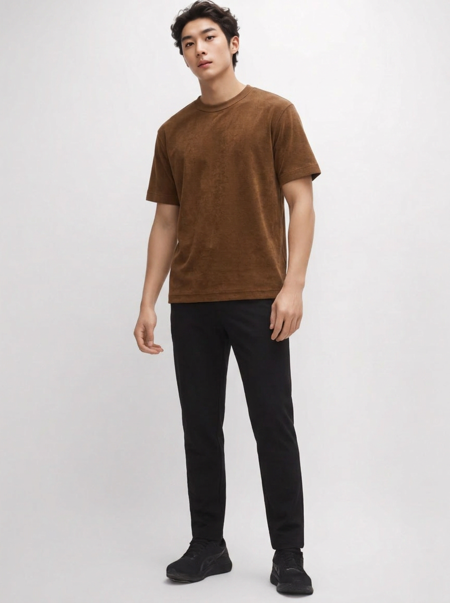 Mocha Drift Oversized T-Shirt