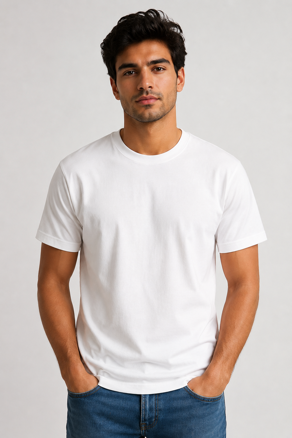 Everyday Edge – White Regular Tee