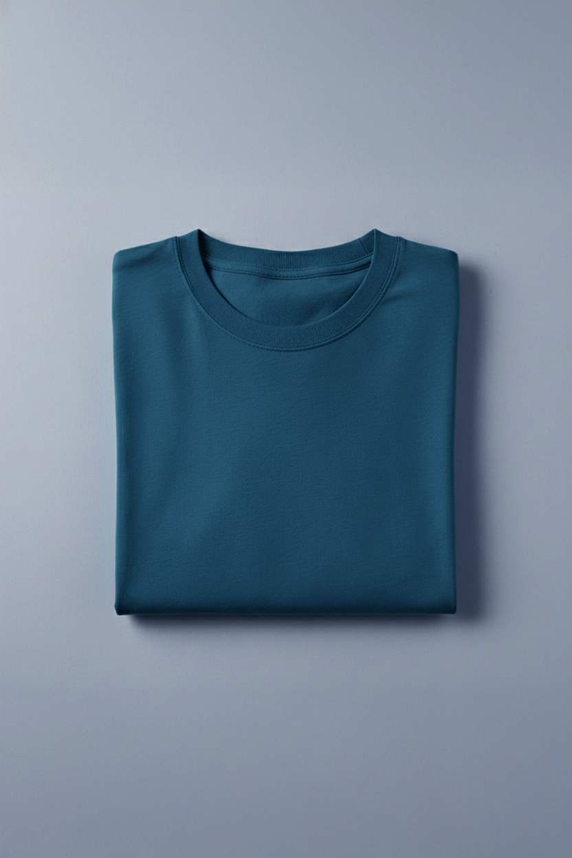Sky Drift – Blue Oversized Tee