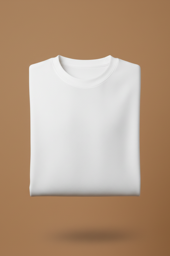 Pure Ease – White Oversized Tee