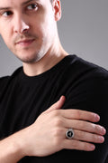 The Zenith Compass | Stainless Steel Signet Ring