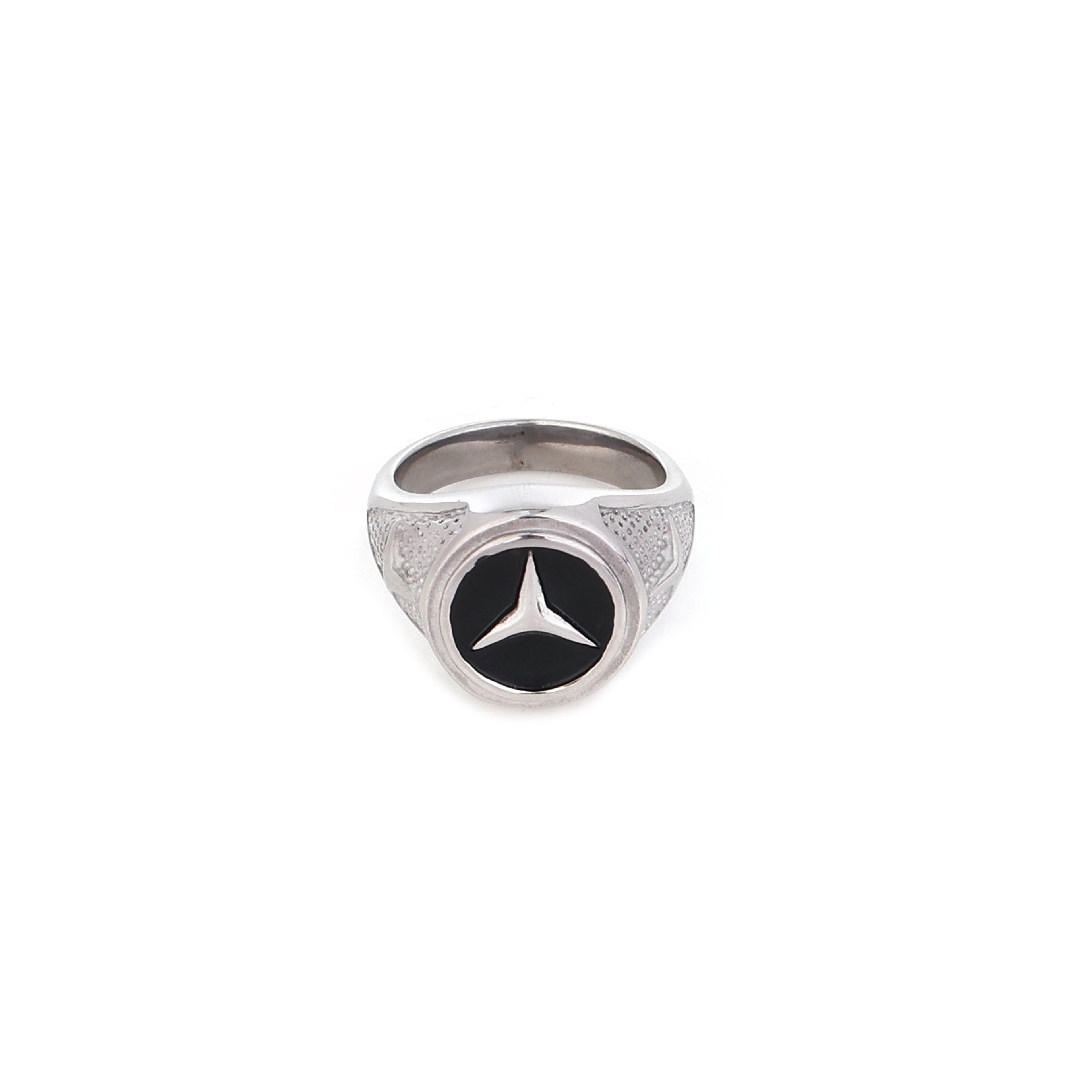 The Zenith Compass | Stainless Steel Signet Ring