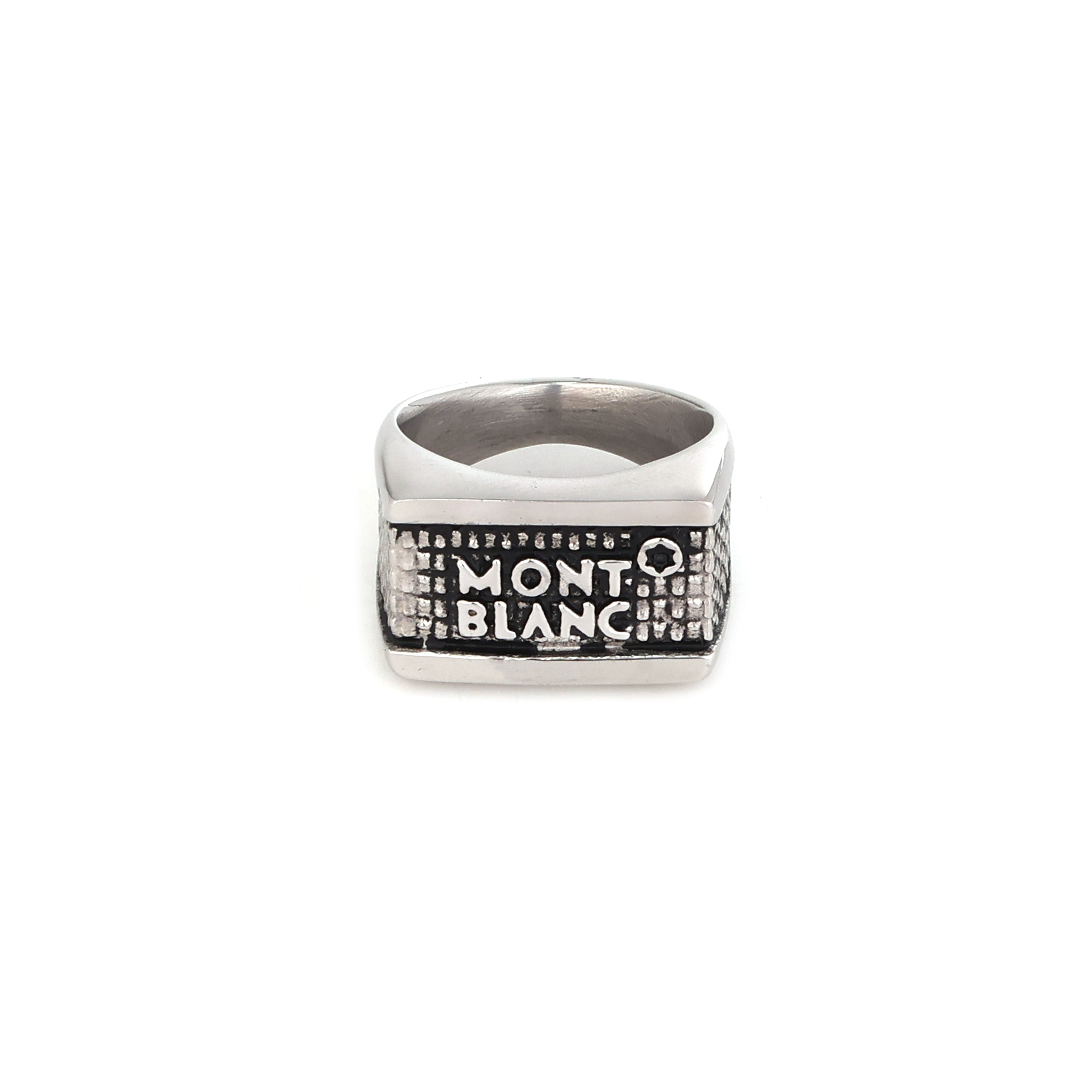 The Sigil Statement | Oxidized Stainless Steel Ring