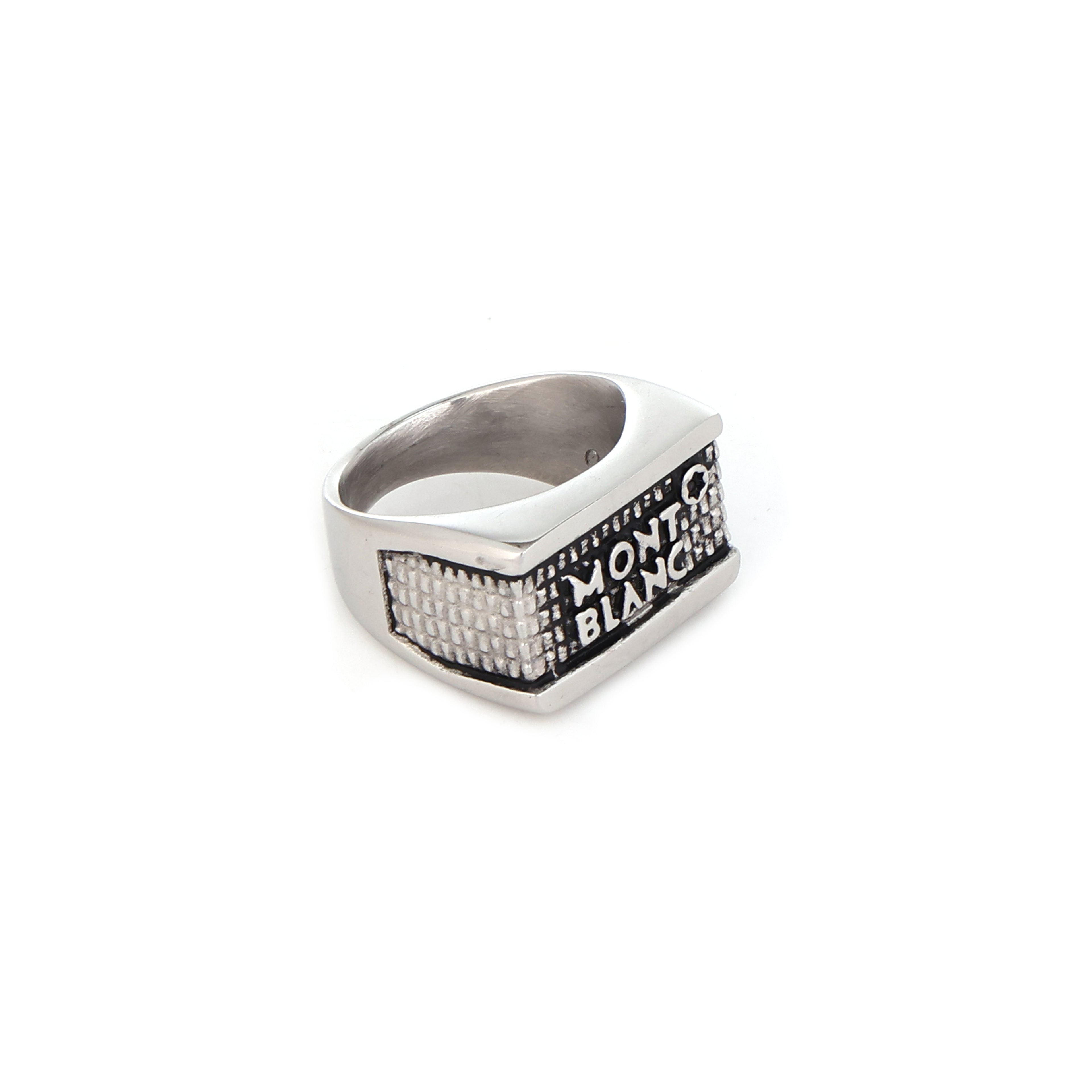 The Sigil Statement | Oxidized Stainless Steel Ring