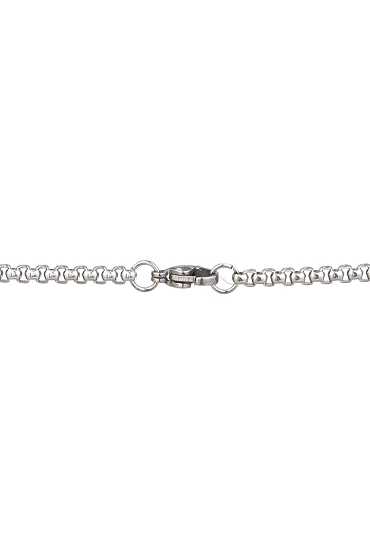 The Crowned Aura | Men’s Oxidized Stainless Steel Necklace