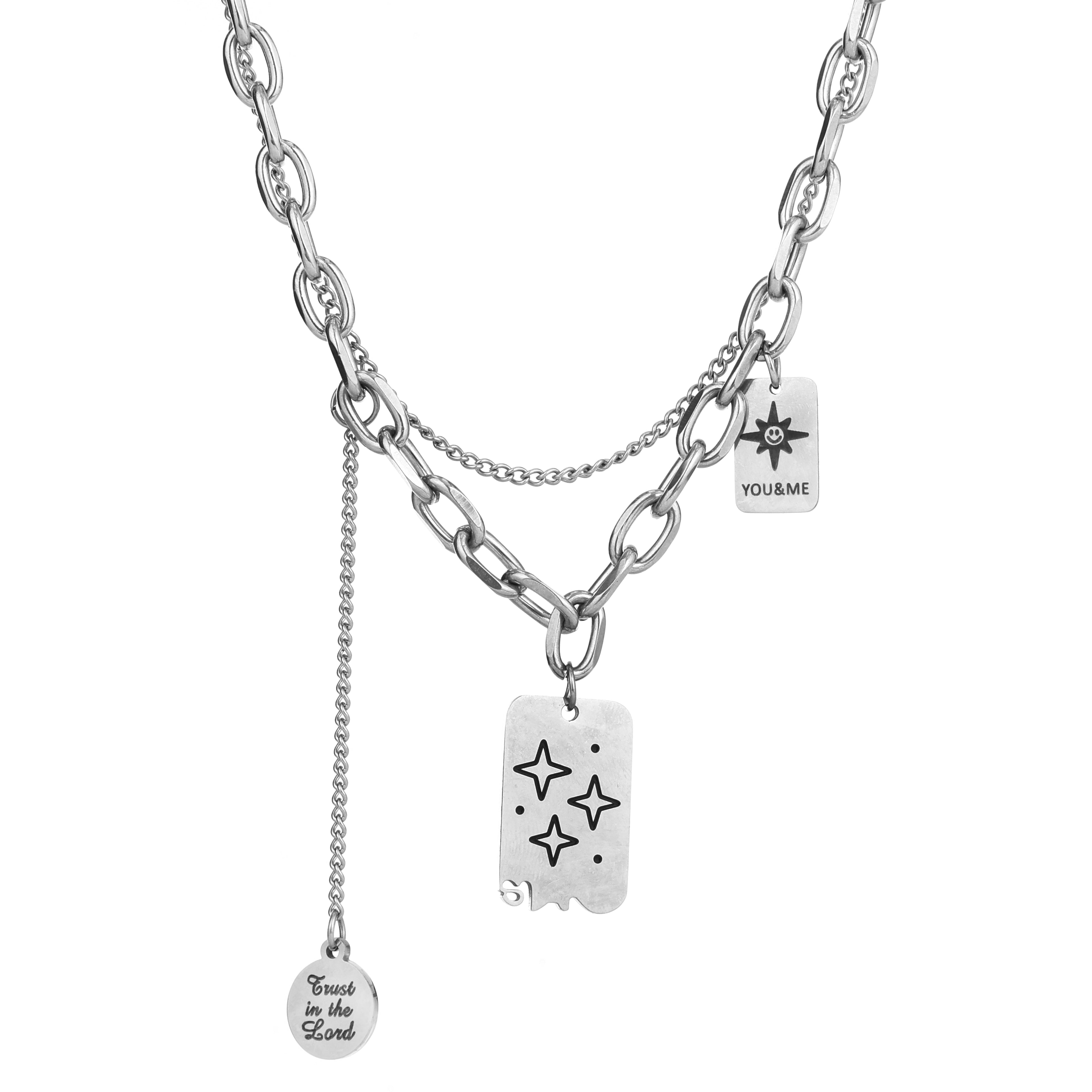 The Celestial Guide | Layered Multi-Charm Necklace