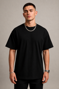 Urban Flow – Black Oversized Tee