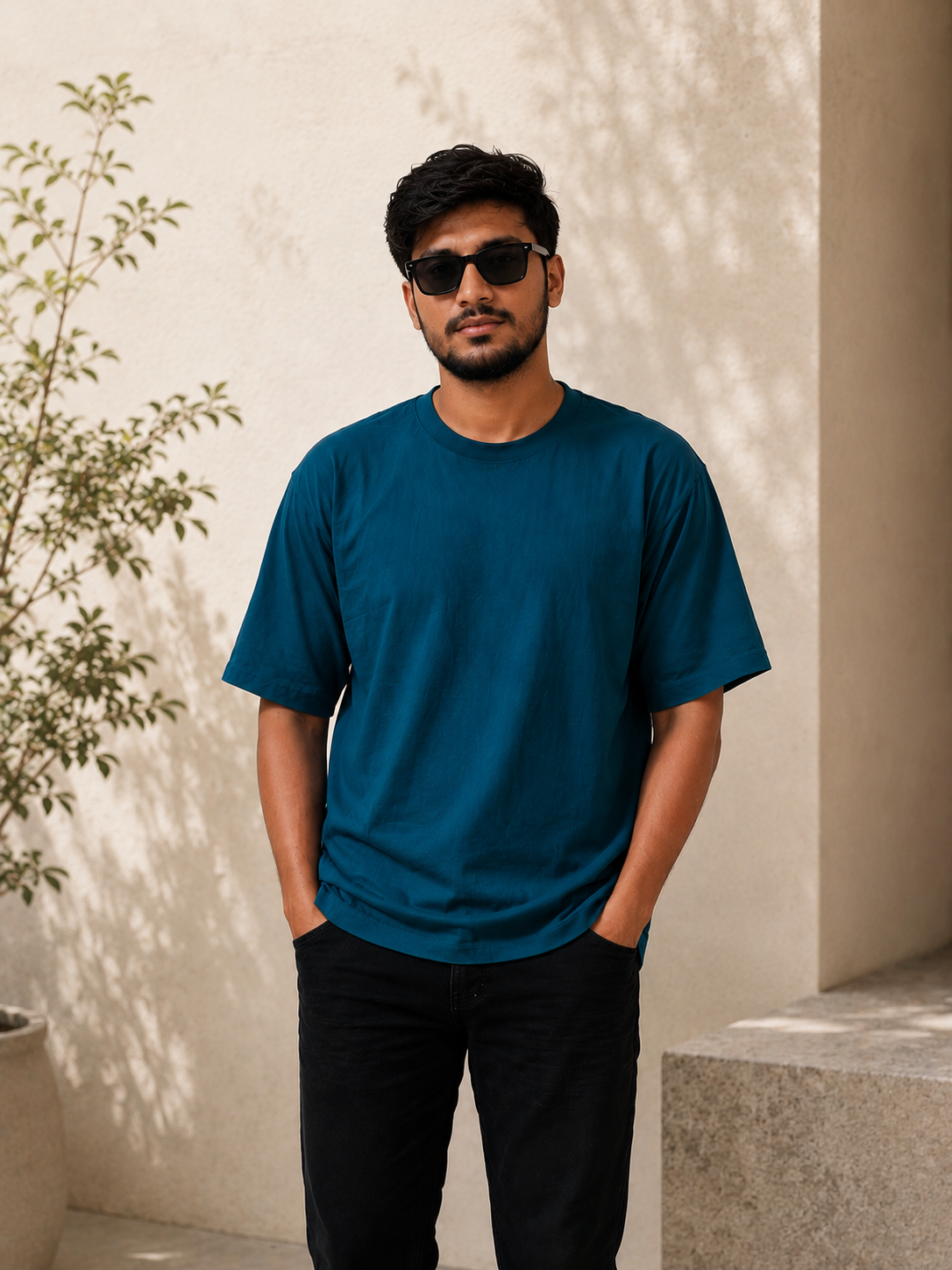 Urban Steel Oversized T-Shirt