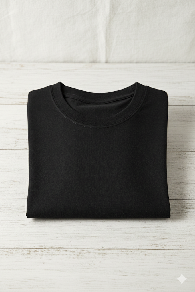 Core Black – Regular Fit Tee